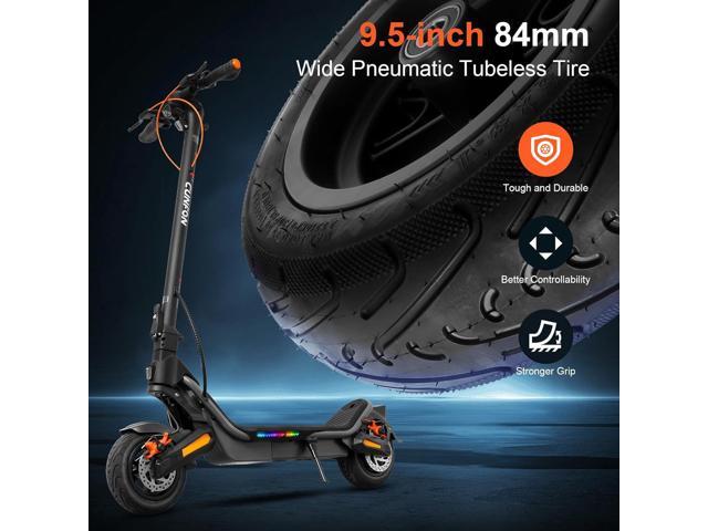 CUNFON RS500 Electric Scooter Adults- Foldable, 25 MPH, 25-35 Miles Range, 9.5' Tubeless Tires, 264lbs Load, Fingerprint Unlock,App Control,...