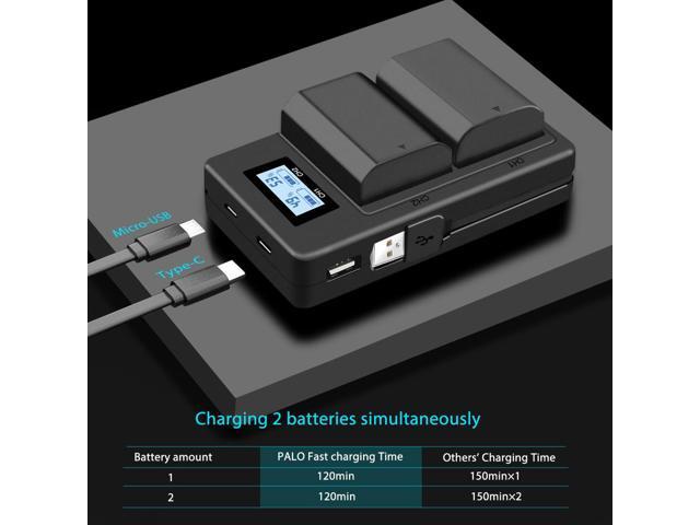 CITYORK NP-FZ100 NP FZ100 NPFZ100 Battery+LCD Dual USB Charger for Sony Alpha A7III A7R III A9 Alpha 9 A7R3 A6600 ZV-E1 Camera 2280mAh