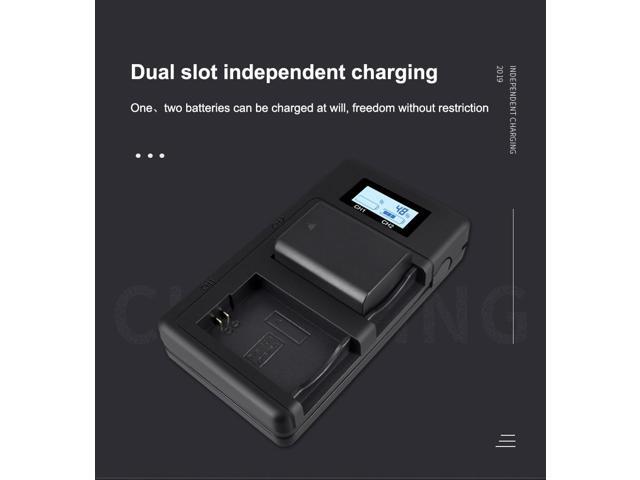 CITYORK NP-FW50 NPFW50 NP FW50 Battery+LCD Dual Charger for Sony Alpha a6500 a6300 a6000 a5000 a3000 NEX-3 a7 7R a7R a7R II