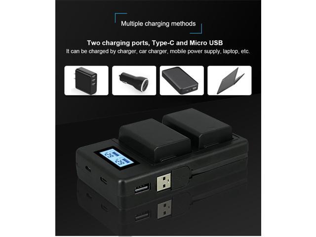 CITYORK EN-EL25 Batteries 2 Pack with LCD USB Charger For Nikon Z50 ZFC Z 50 Z FC MH-32 Camera