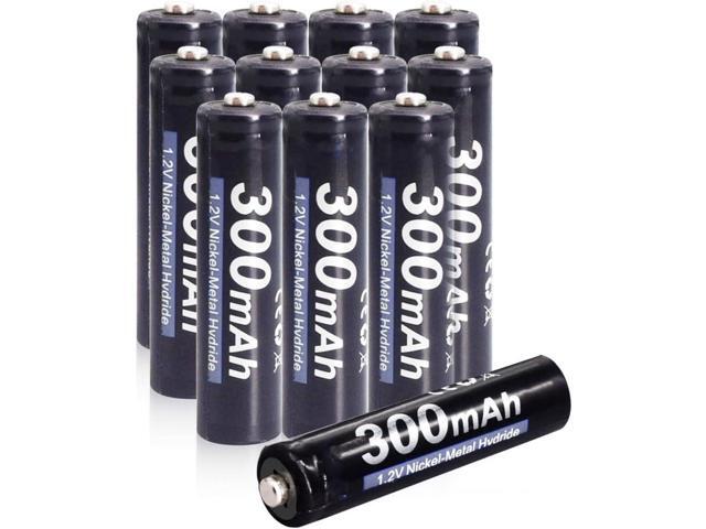 CITYORK 1.2V Ni-MH AAA 300mah Rechargeable Battery for Solar Lights, Remote Controller, Electric Toys,12 Pack