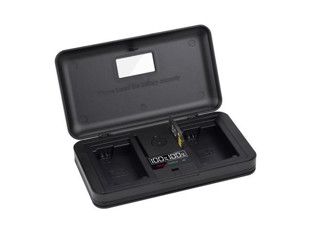 CITYORK Intelligent charger NP-FW50 for battery for Sony ZV-E10, Alpha A6000 A6300 A6400 A6500 A5000 A5100 A7 A7II A7R A7RII A7S A7SII RX10 II III...