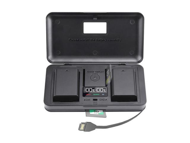 CITYORK 2 Pack 8.7V 1250MAH EN-EL25 Batteries with Charger Case for Nikon Z30 Z50, Z 50, Z fc for NikonEN-EL25a 4241