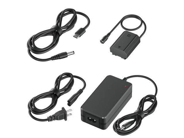 CITYORK NP-FZ100 AC Power Supply Adapter NPFZ100 Dummy Battery DC Coupler Kit for Sony Alpha A6600, A6700, ZV-E1, a7C, A1, A7 III,A7 IV, A7R III,...