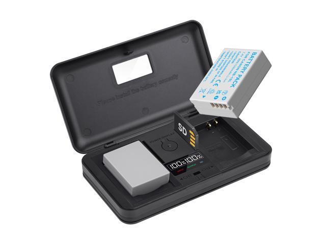 CITYORK NB-10L NB10L Battery 2 Pack 7.4V 1500mAh with LCD Dual Charger for Canon PowerShot G1 X, G3-X, G15, G16, SX40 HS, SX50 HS, SX60 HS Digital...