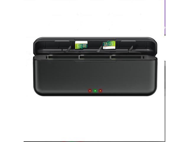 CITYORK 3-Channel DJI Osmo Action 5 Pro Batteries Fast Charger Hub for DJI Osmo Action 5 Pro,Osmo Action 4 and Osmo Action 3