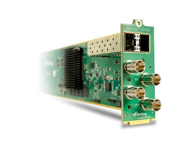 BirdDog OG4 Channel 4Kp60 NDI Encoder/Decoder OpenGear Card With SFP+