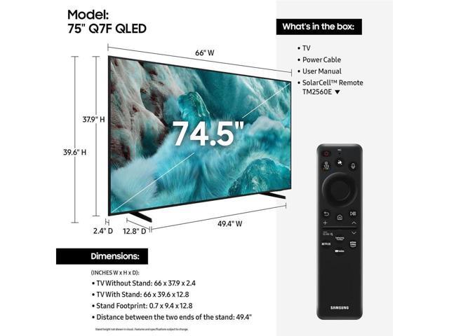 Samsung - 75” Class Q7F Series QLED 4K UHD SamsungVision AI Smart Tizen TV (2025) - image 3