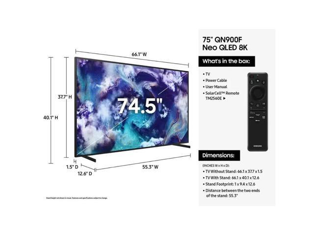 Samsung - 75” Class QN900F Series Neo QLED 8K Mini LED SamsungVision AI Smart Tizen TV (2025) - image 4