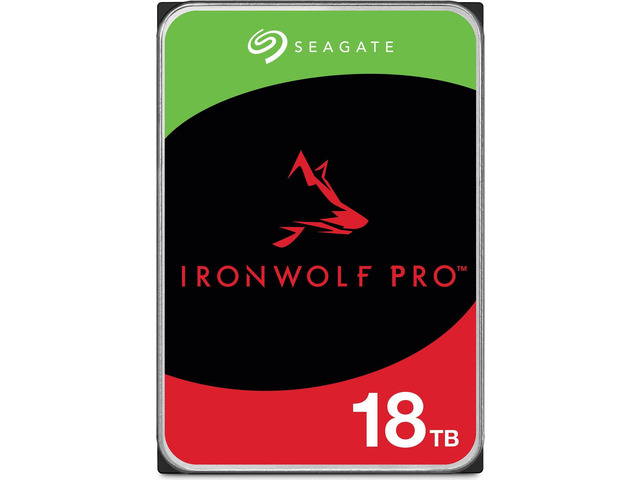 Seagate IronWolf Pro ST18000NT001 18TB 7200 RPM 256MB Cache SATA 6.0Gb/s 3.5' Internal Hard Drive