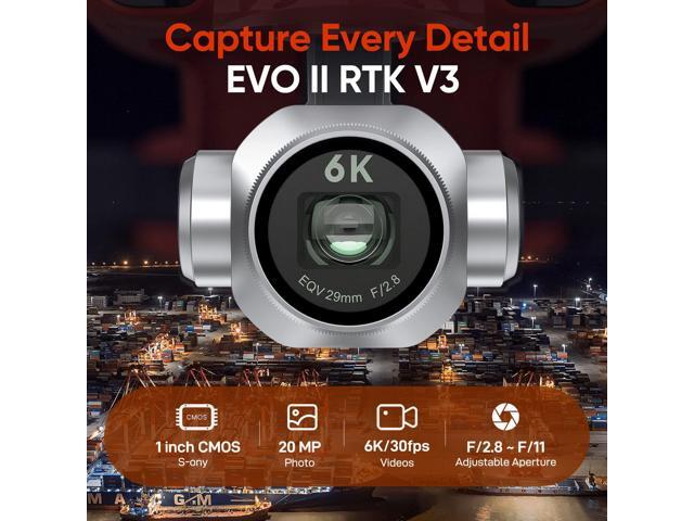 Autel Robotics EVO II Pro RTK V3 Drone Rugged Bundle 20MP Photo& 6K/30fps Video Professional Surveying & Mapping Drone In Stock