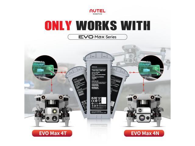 Autel Robotics EVO Max Series Original Battery 8070mAh 14.88V LiPo 4S Battery 120wh Energy -20ºC to 45ºC Charging Temperature