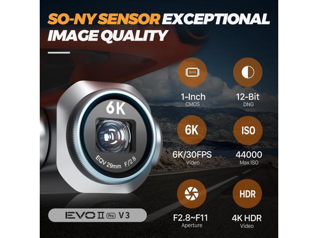 Autel Robotics EVO II Pro V3 Rugged Bundle (Orange) 6K HD Video Smart Controller Son-y 1' CMOS &12-Bit Image 6K HDR Video, Moonlight Algorithm 2.0...
