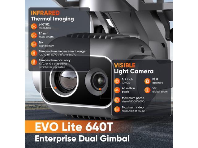 Autel Robotics 2025 New EVO Lite Enterprise 640T Standa Edition Quadcopter Thermal Drone With Remote Control Professional Accessories
