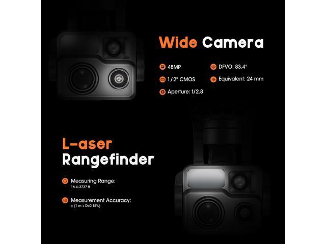 Autel Robotics EVO MAX 4T Visiable/Zoom/Thermal/L-aser 4 Cameras in One Drone 50MP & 1/1.28' CMOS 8K Camera 1-160x Super Zoom 640×512 Thermal...