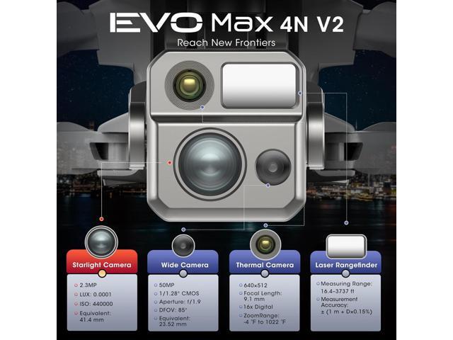 Autel Robotics EVO MAX 4T & 4N Drone Bundle with 6 Batteries, Multi-Charger, RTK Module, Spotlight, Speaker, and Complete Accessory Kit