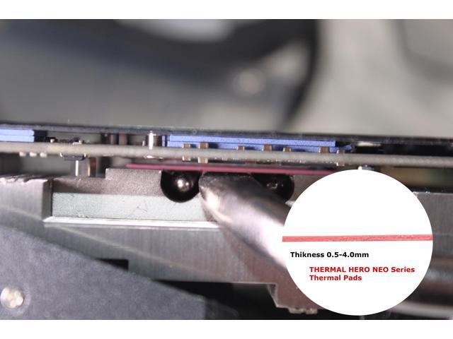 THERMAL HERO NEO Series Thermal Pad, Size 100 x 100mm, 2.0 mm Thikness, High Thermal Conductive, For CPU, GPU and IC Cooling, XBOX, Playstation