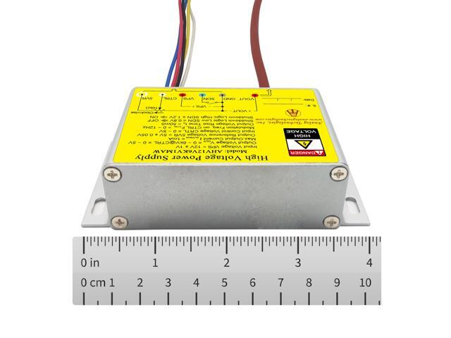 Compact High Voltage Power Supply 0 to 6kV Output Voltage 1mA Output Current 12V Input DC DC Converter AHV12V6KV1MAW