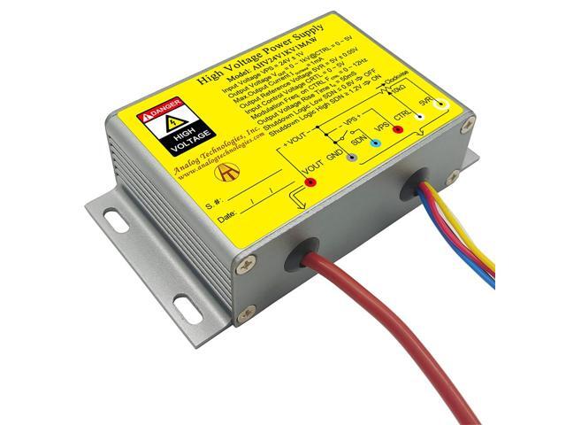 Analog Technologies Compact High Voltage Power Supply 0 to 1KV Output Voltage 1mA Output Current 24V Input DC DC Converter AHV24V1KV1MAW