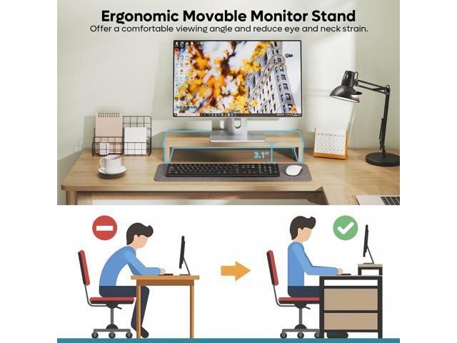 Bestier L Shaped Desk with File Drawer, 55.7' x 55' Office Computer Desk with Round Corners, Modern Desk with Monitor Stand & Fluted Panels for...