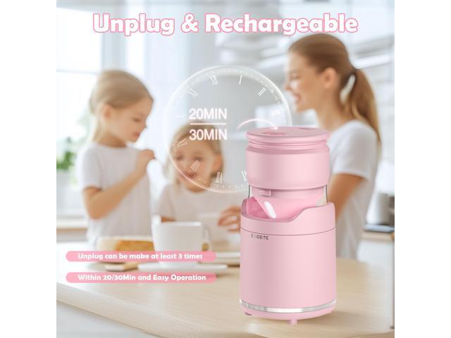 BRIOBITE Rechargeable & Compact Electric Ice Cream Machine for Gelato, Milkshakes & Sorbet,Double-Insulated Bowl,Easy to Clean,Perfect for 1-2...