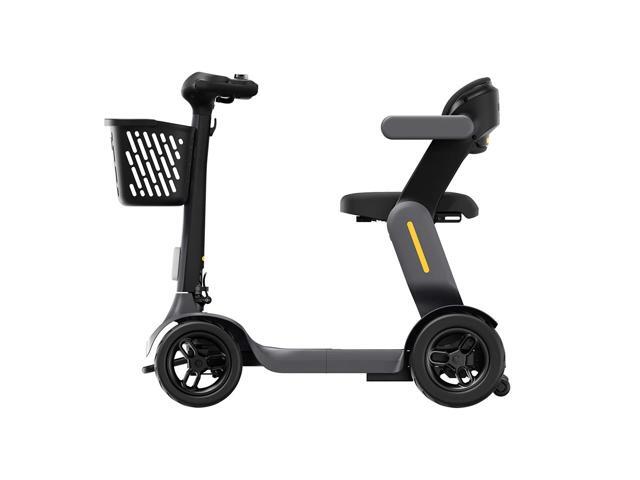 PAISEEC S3 Foldable Mobility Scooter for Adults - 25 Miles Range, 6 mph, Lightweight Mobility Scooter, Large Wheels for Outdoor