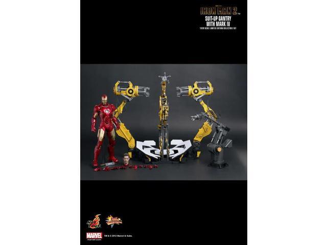 Figure Hot Toys MMS160 - Marvel Comics - Iron Man 2 - Suit-Up Gantry With Iron Man Mark 4