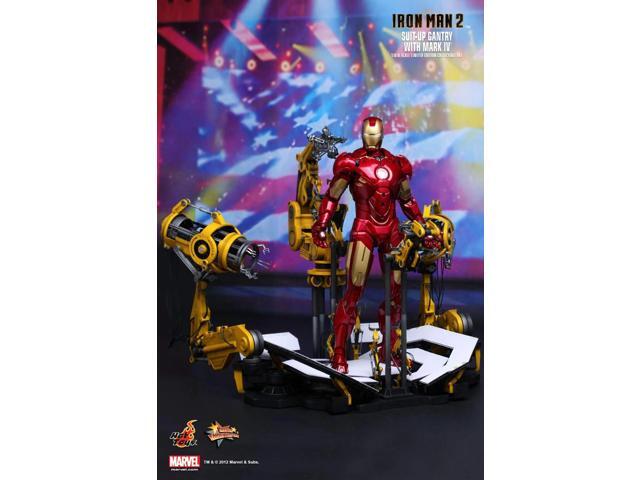 Figure Hot Toys MMS160 - Marvel Comics - Iron Man 2 - Suit-Up Gantry With Iron Man Mark 4