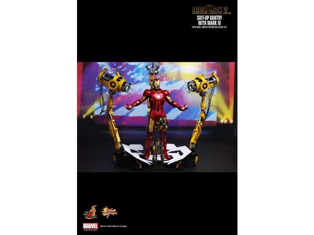 Figure Hot Toys MMS160 - Marvel Comics - Iron Man 2 - Suit-Up Gantry With Iron Man Mark 4