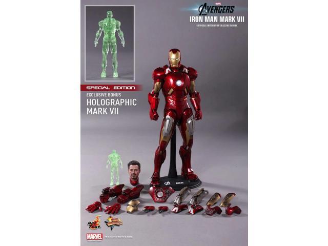 Figure Hot Toys MMS185 - Marvel Comics - The Avengers - Iron Man Mark 7 Deluxe Version