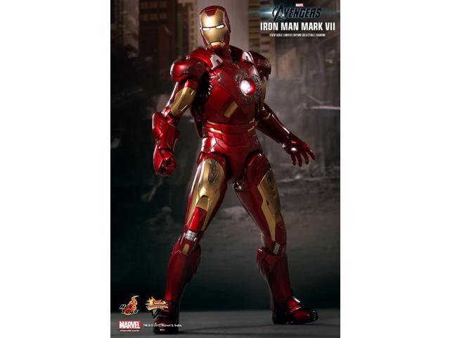 Figure Hot Toys MMS185 - Marvel Comics - The Avengers - Iron Man Mark 7 Deluxe Version