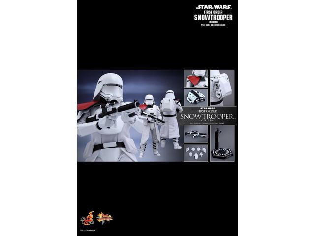 hot toys 1:6 scale star wars the force awakens first order snowtrooper officer toy white