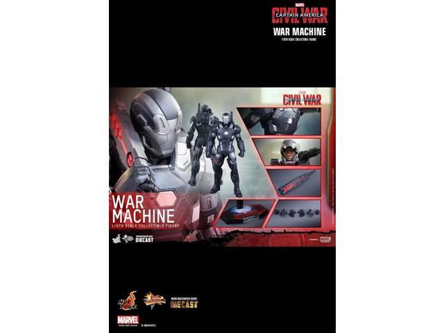 movie masterpiece diecast 1/6 scale fully poseable figure: captain america civil war war machine mark 3