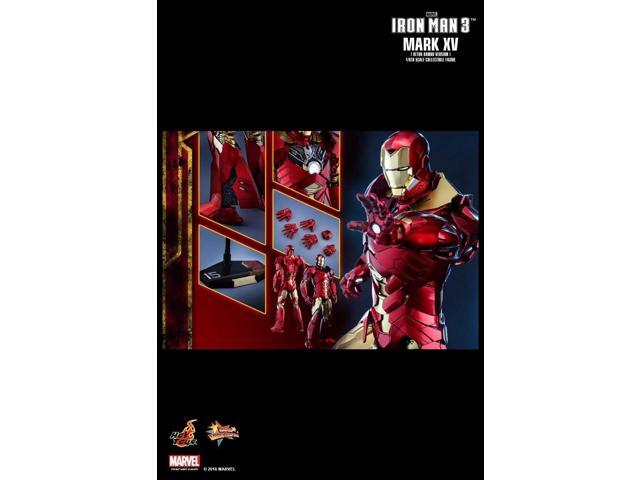 Figure Hot Toys MMS396 - Marvel Comics - Iron Man 3 - Sneaky Mark 15 Retro Armor Version