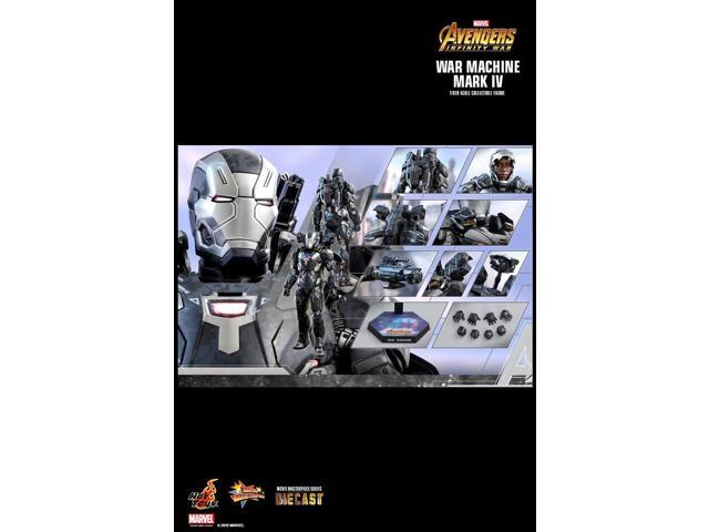 hot toys marvel avengers infinity war war machine mark iv diecast 1/6 scale action figure