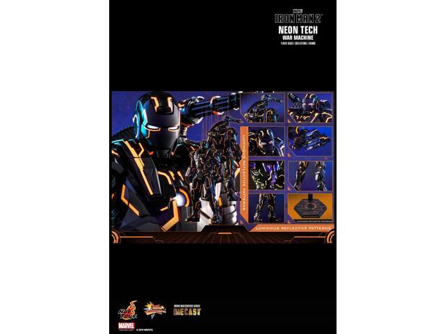 Figure Hot Toys MMS553D35 - Marvel Comics - Iron Man 2 - Neon Tech War Machine
