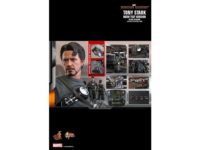 Figure Hot Toys MMS582 - Marvel Comics - Iron Man - Tony Stark Mech Test Deluxe Version