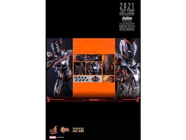 Figure Hot Toys MMS597D39 - Marvel Comics - Avengers: Infinity War - Neon Tech Iron Man 4.0