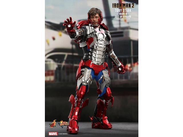 Figure Hot Toys MMS599 - Marvel Comics - Iron Man 2 - Tony Stark Mark 5 Suit Up Version
