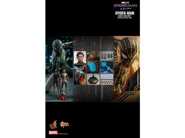 Figure Hot Toys MMS604 - Marvel Comics - Spider-Man: No Way Home - Spider-Man Black & Gold Suit