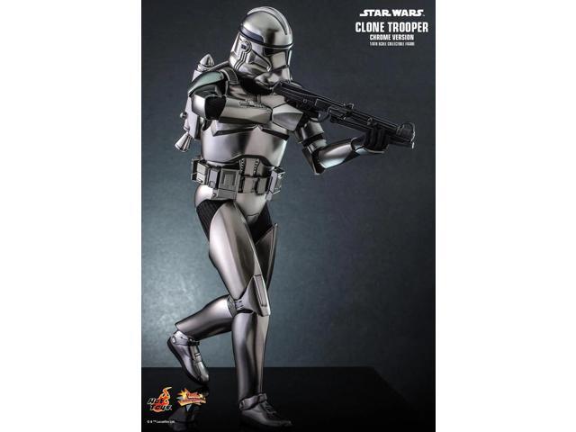 Figure Hot Toys MMS643 - Star Wars - Clone Trooper Chrome Version