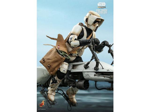 Figure Hot Toys TMS017 - Star Wars - The Mandalorian - Scout Trooper And Speeder Bike
