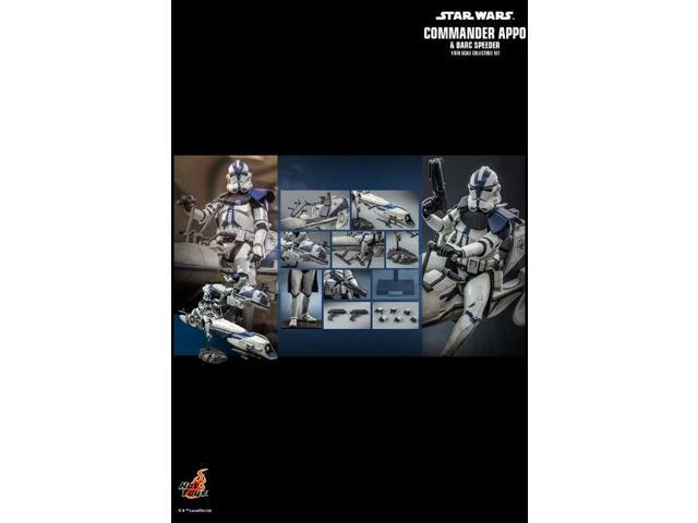 Figure Hot Toys TMS076 - Star Wars: The Clone Wars - Commander Appo And Barc Speeder