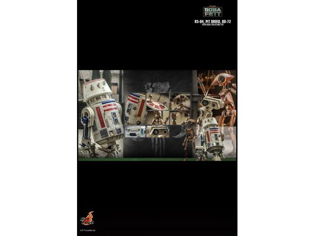 Figure Hot Toys TMS086 - Star wars: The Book Of Boba Fett - R5-D4 & Pit Droid & BD-72