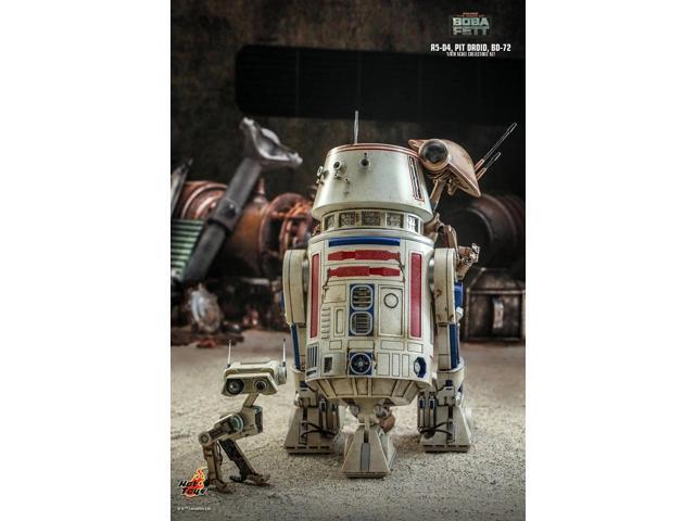 Figure Hot Toys TMS086 - Star wars: The Book Of Boba Fett - R5-D4 & Pit Droid & BD-72