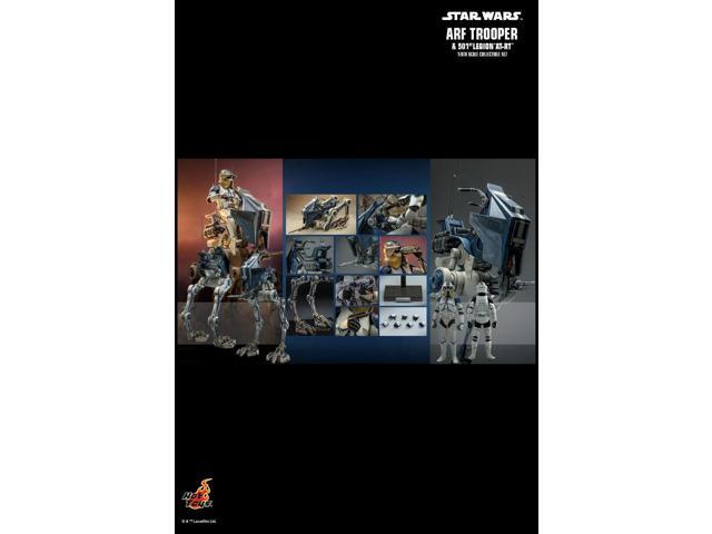 Figure Hot Toys TMS091 - Star Wars: The Clone Wars - Arf Trooper & 501ST Legion AT-RT