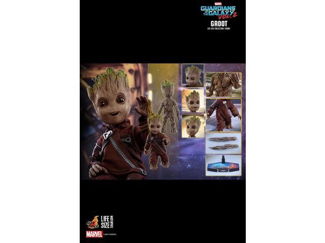 hot toys marvel guardians of the galaxy vol. 2 baby groot lifesize action figure