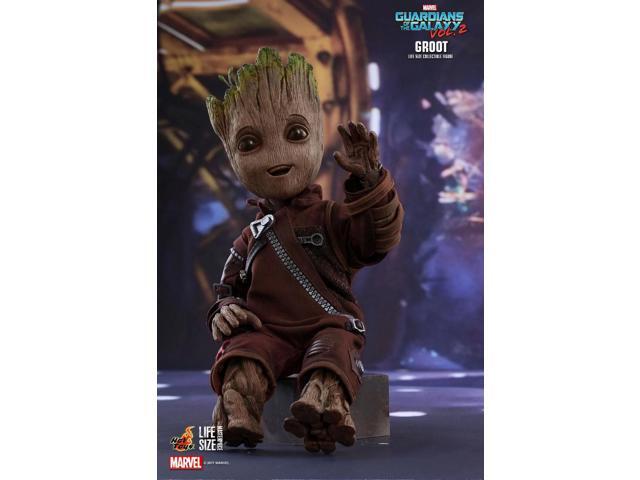 hot toys marvel guardians of the galaxy vol. 2 baby groot lifesize action figure