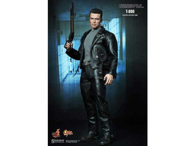 terminator 2 judgement day hot toys movie masterpiece 1/6 scale collectible figure t800 arnold schwarzenegger