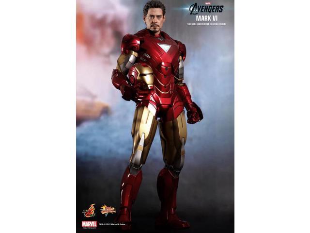 Hot Toys IRON MAN MK VI AVENGERS Limited Edition 1/6 12' Mint Sealed